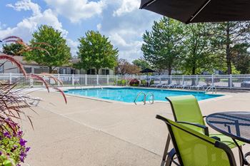 Lounging by the Pool at Sterling Lake Apartments,Sterling Heights,48312